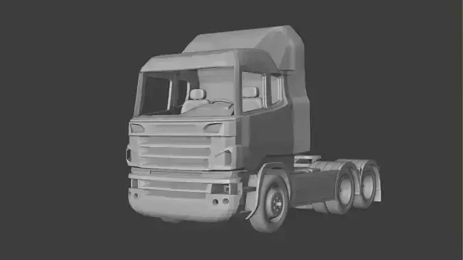 Scania truck model made for 3d printer 3D print model