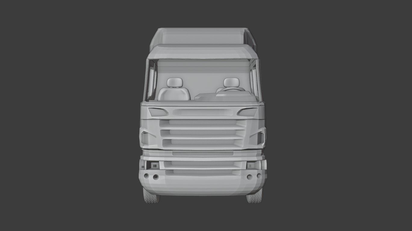 Scania truck model made for 3d printer 3D print model_7