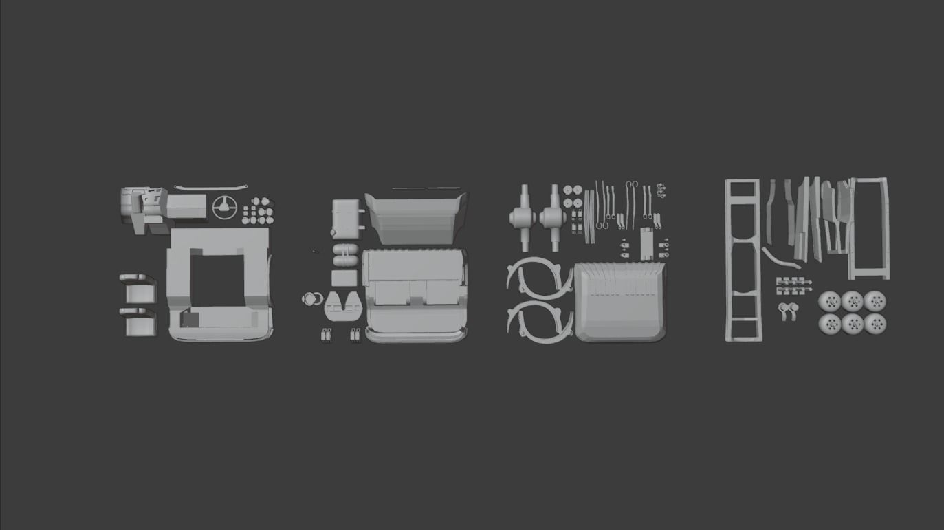 Scania truck model made for 3d printer 3D print model_11