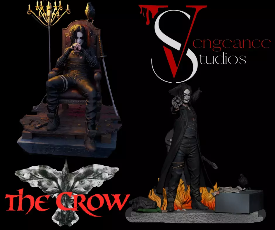 The Crow double pack 3D Model Collection_0