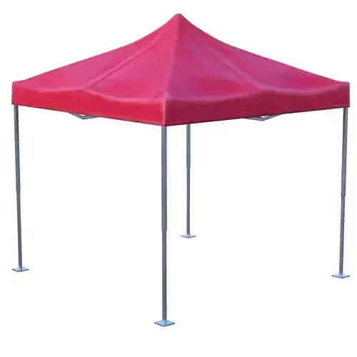 Food Tent Low-poly 3D model