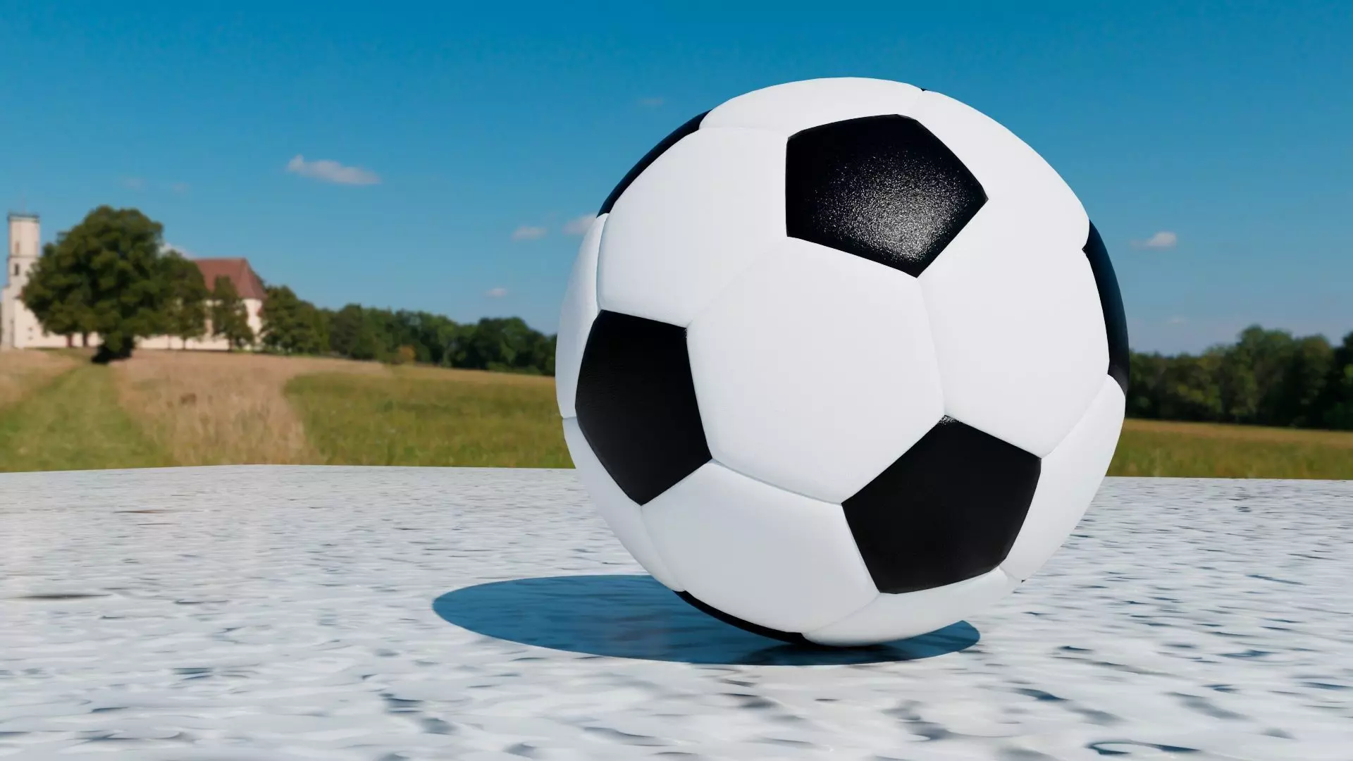Football Soccer Low-poly 3D model