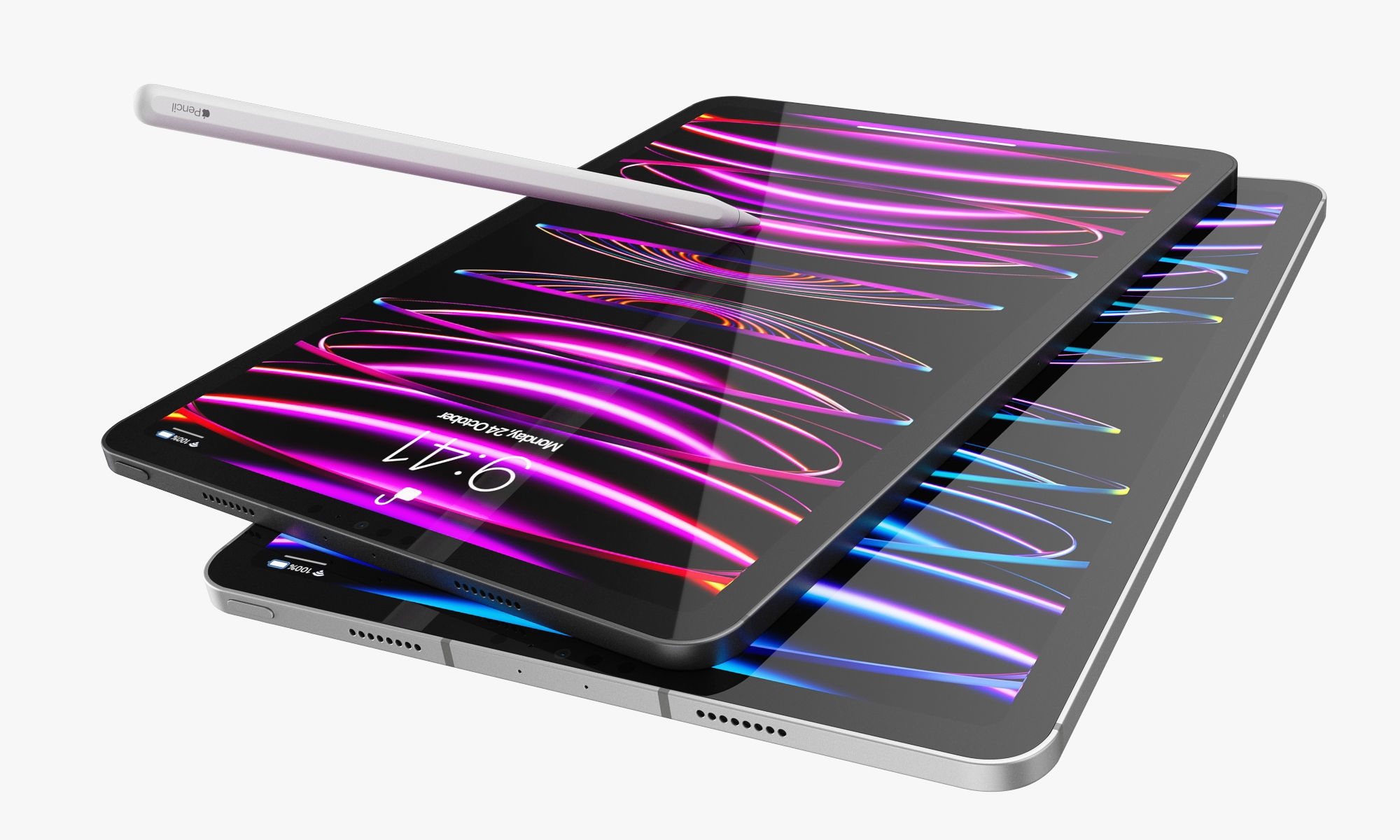 Apple iPad Pro 11 inch M2 3D model_10