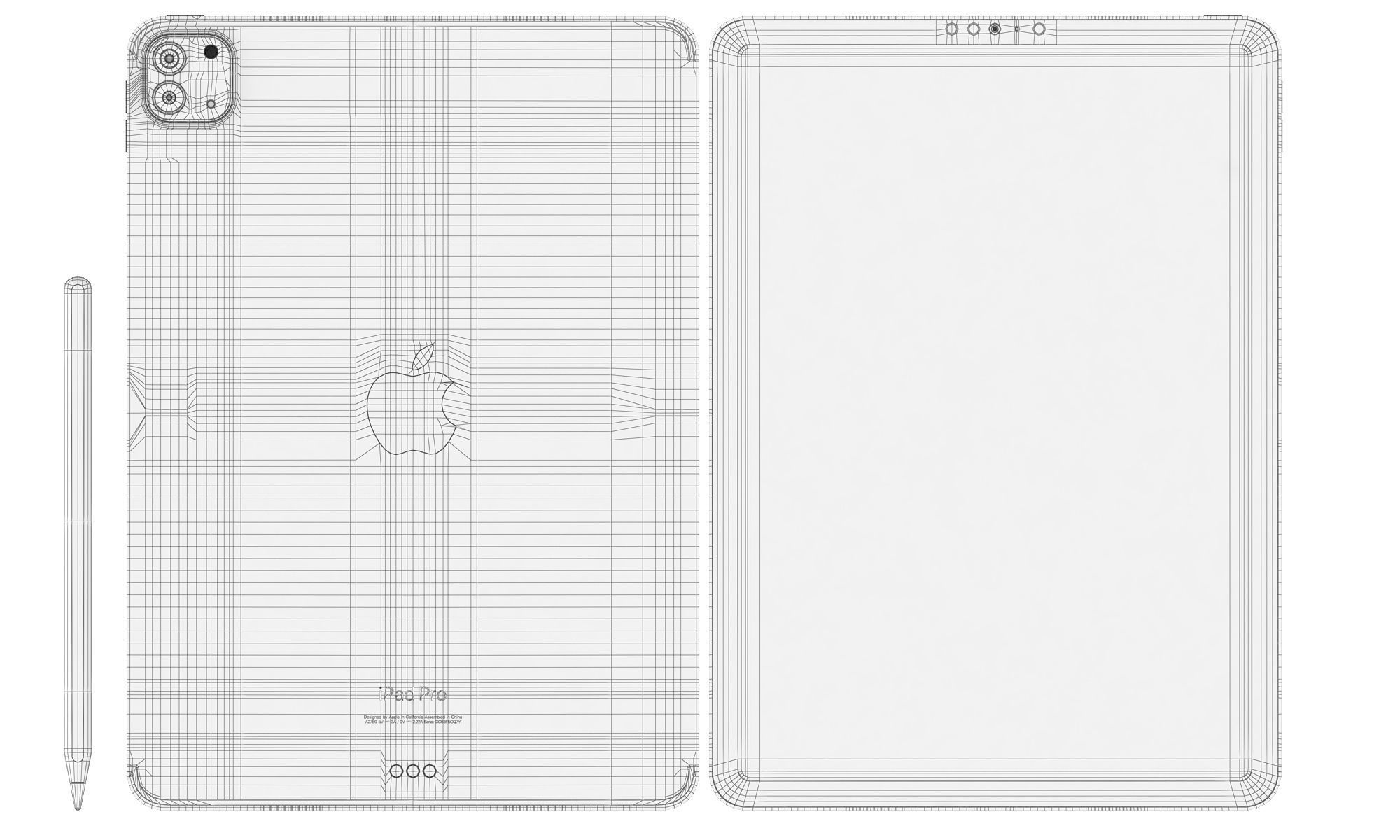 Apple iPad Pro 11 inch M2 3D model_16