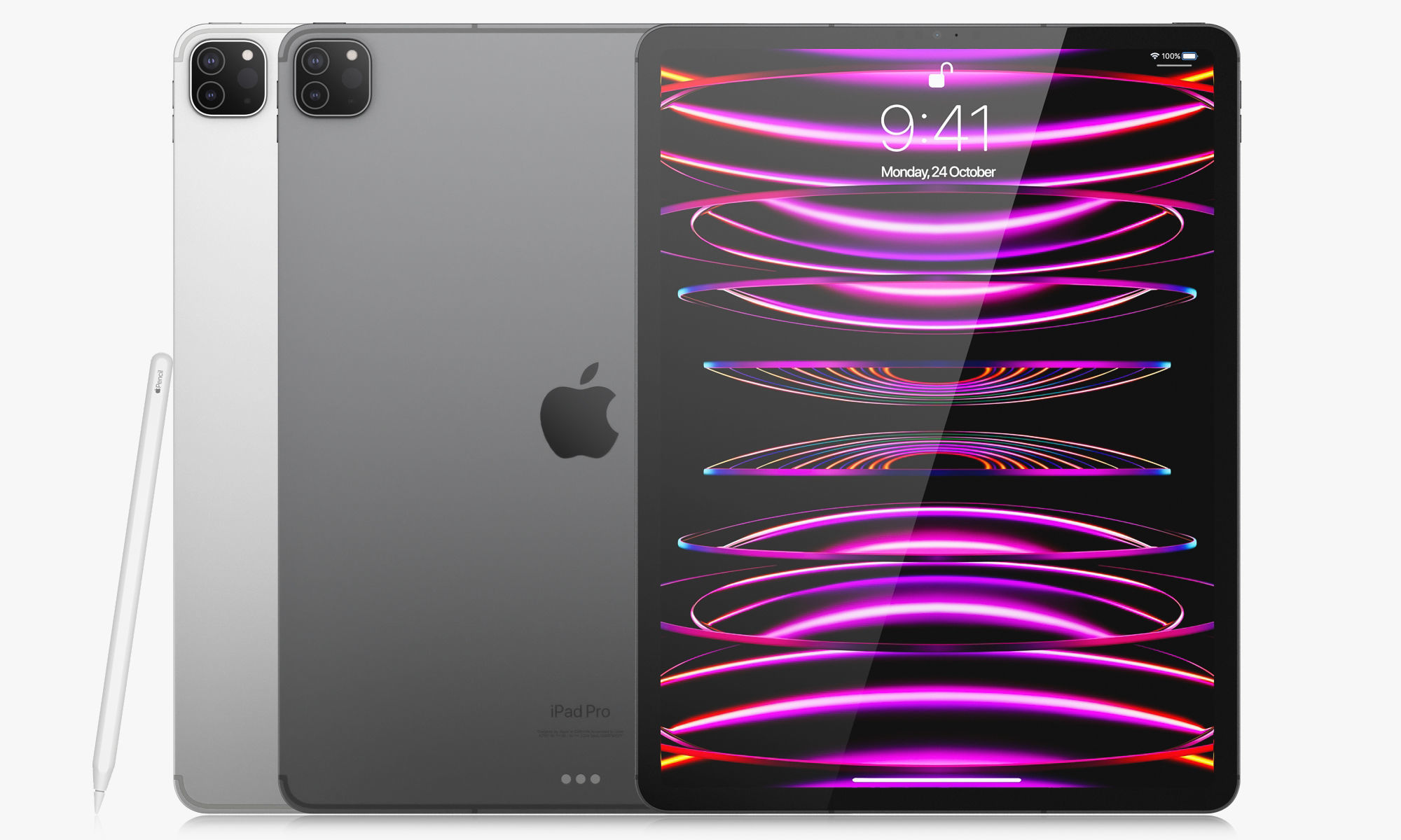 Apple iPad Pro 13-inch and 11-inch M2 3D model_12