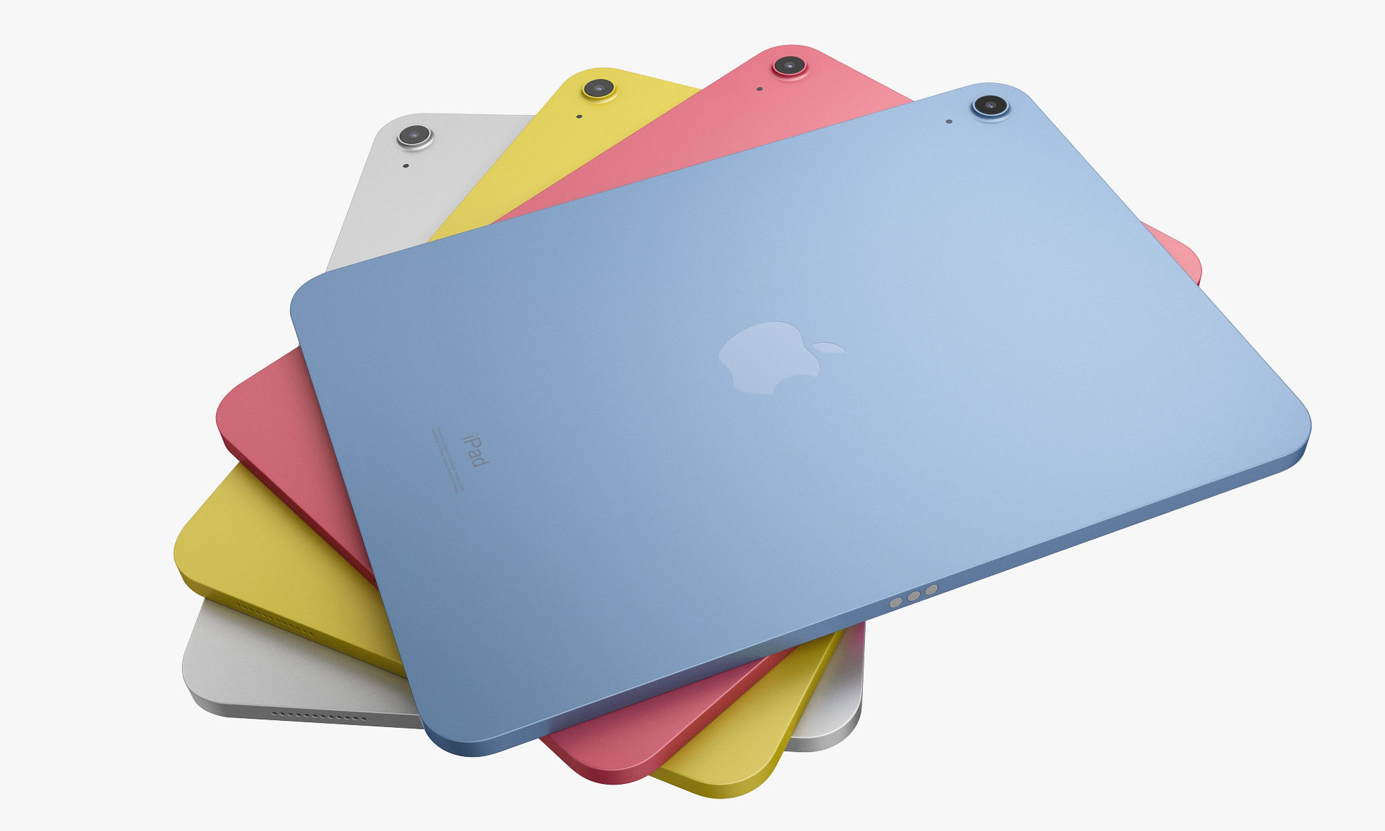 Apple iPad Pro 13-inch and 11-inch M2 and iPad 10th generation 3D model_14