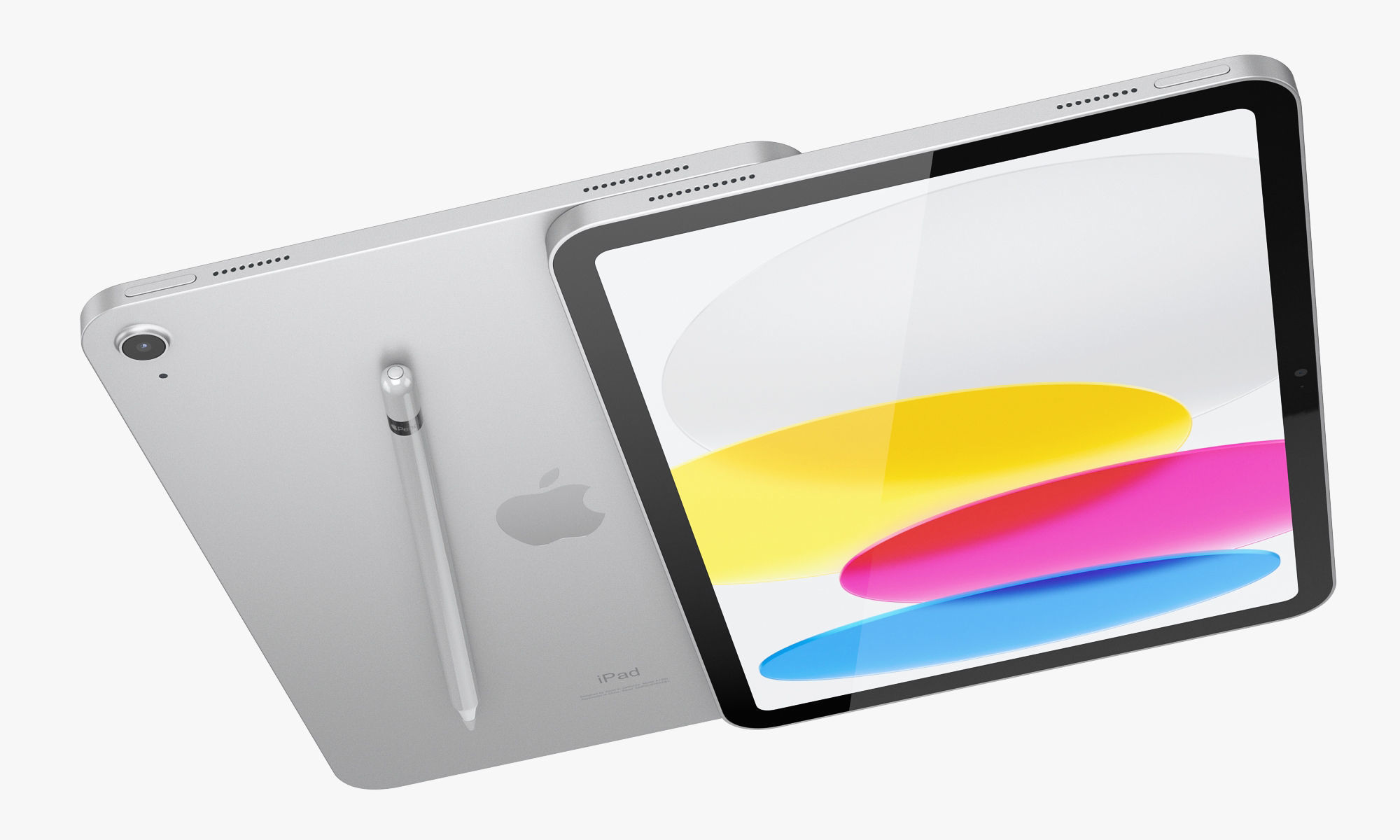 Apple iPad Pro 13-inch and 11-inch M2 and iPad 10th generation 3D model_11