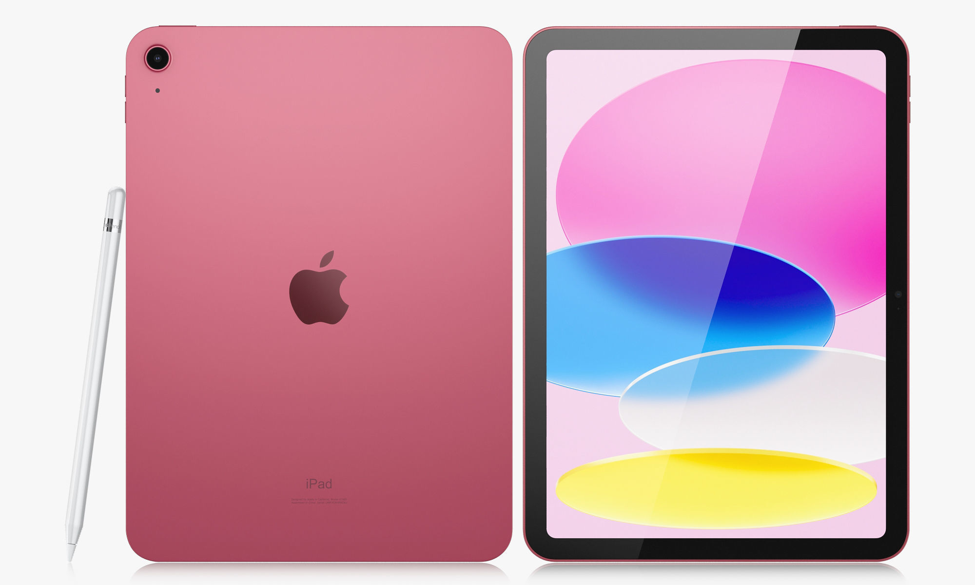 Apple iPad Pro 13-inch and 11-inch M2 and iPad 10th generation 3D model_5