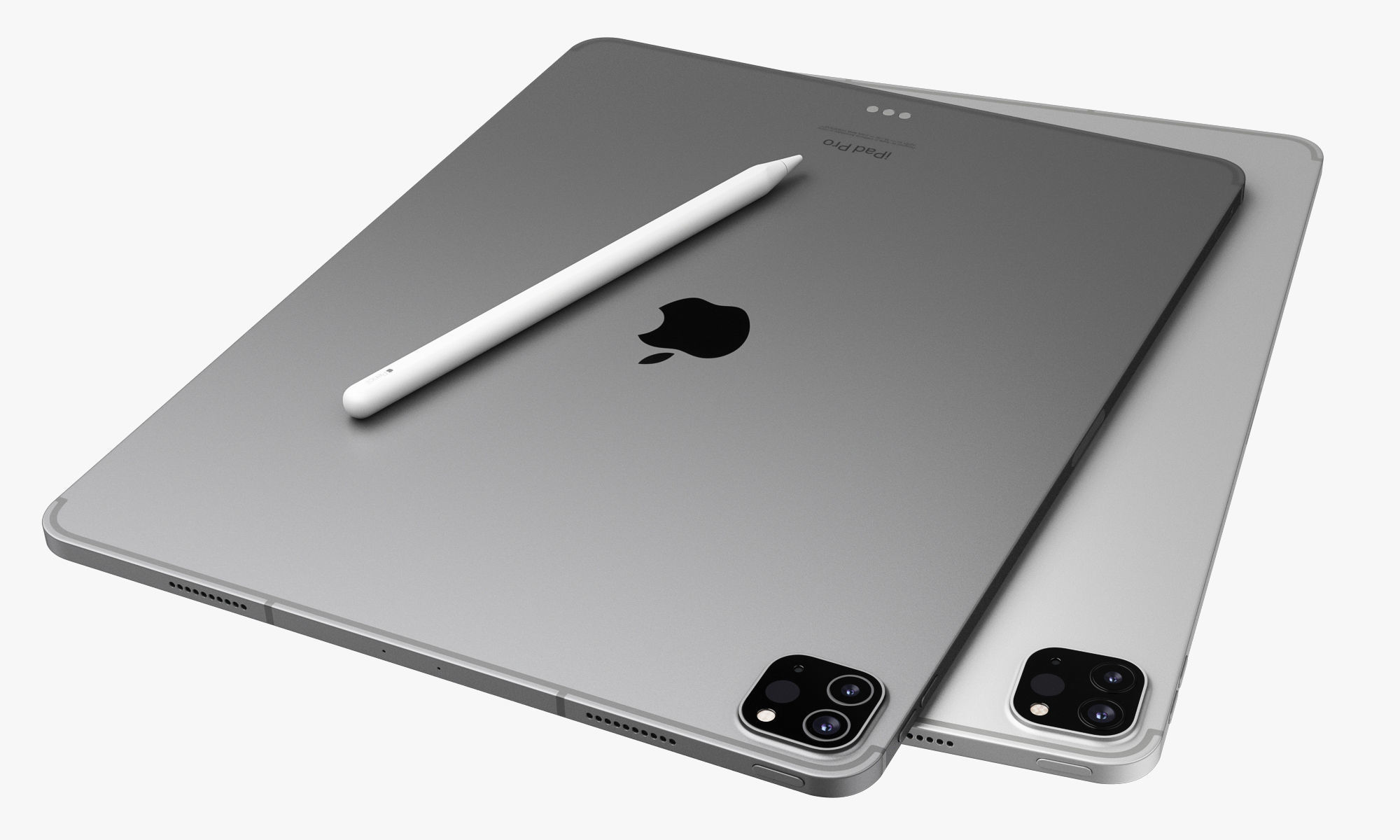 Apple iPad Pro 13-inch and 11-inch M2 and iPad 10th generation 3D model_36