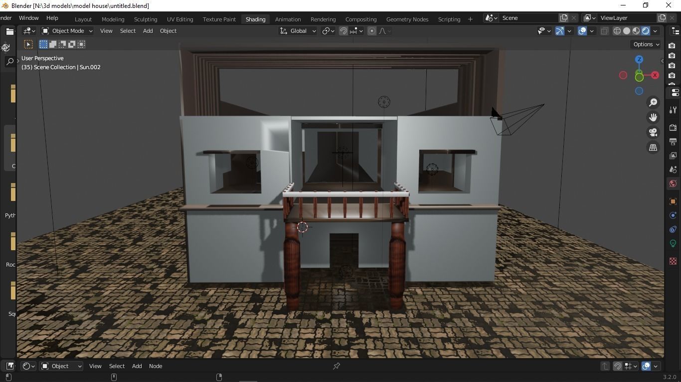 trending house 3d model Free 3D model_6