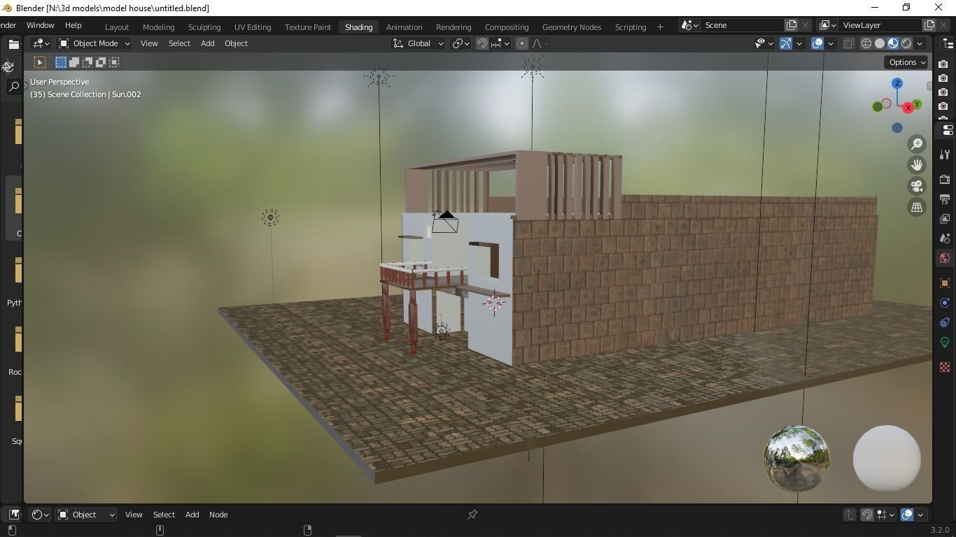 trending house 3d model Free 3D model_2