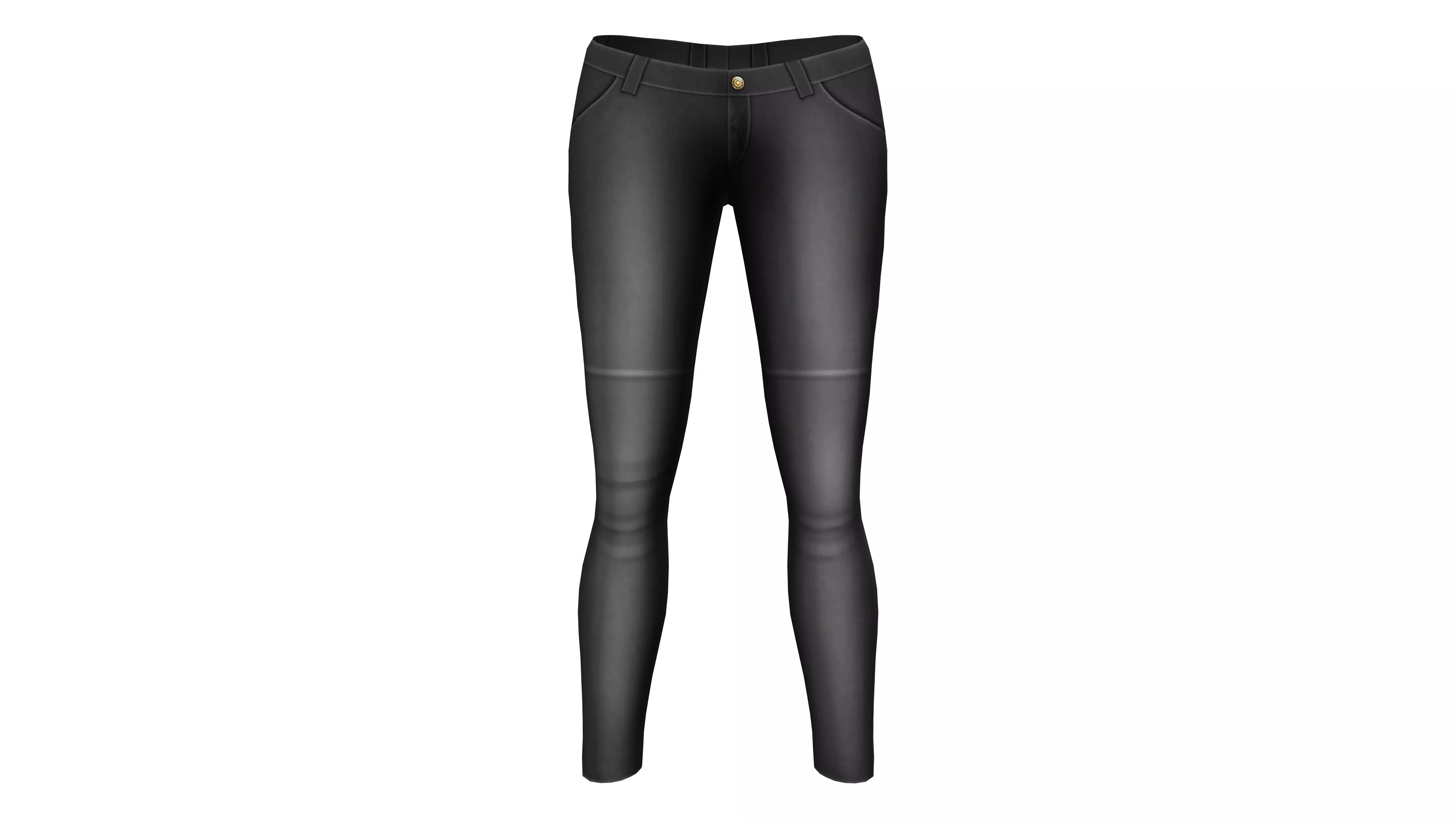 Skinny Any Pants Low-poly 3D model