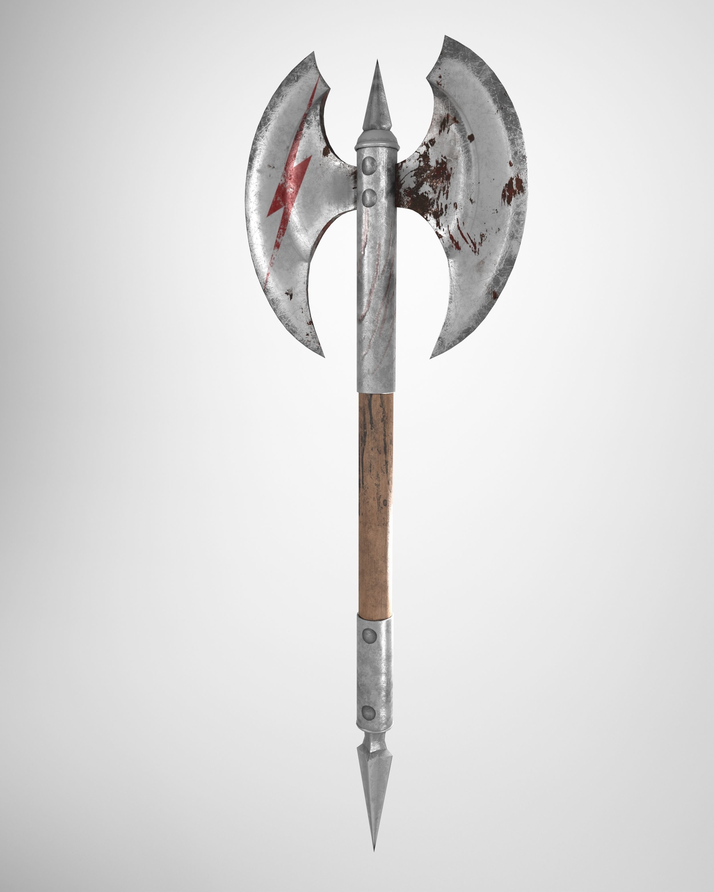 weapon of war Low-poly 3D model_5