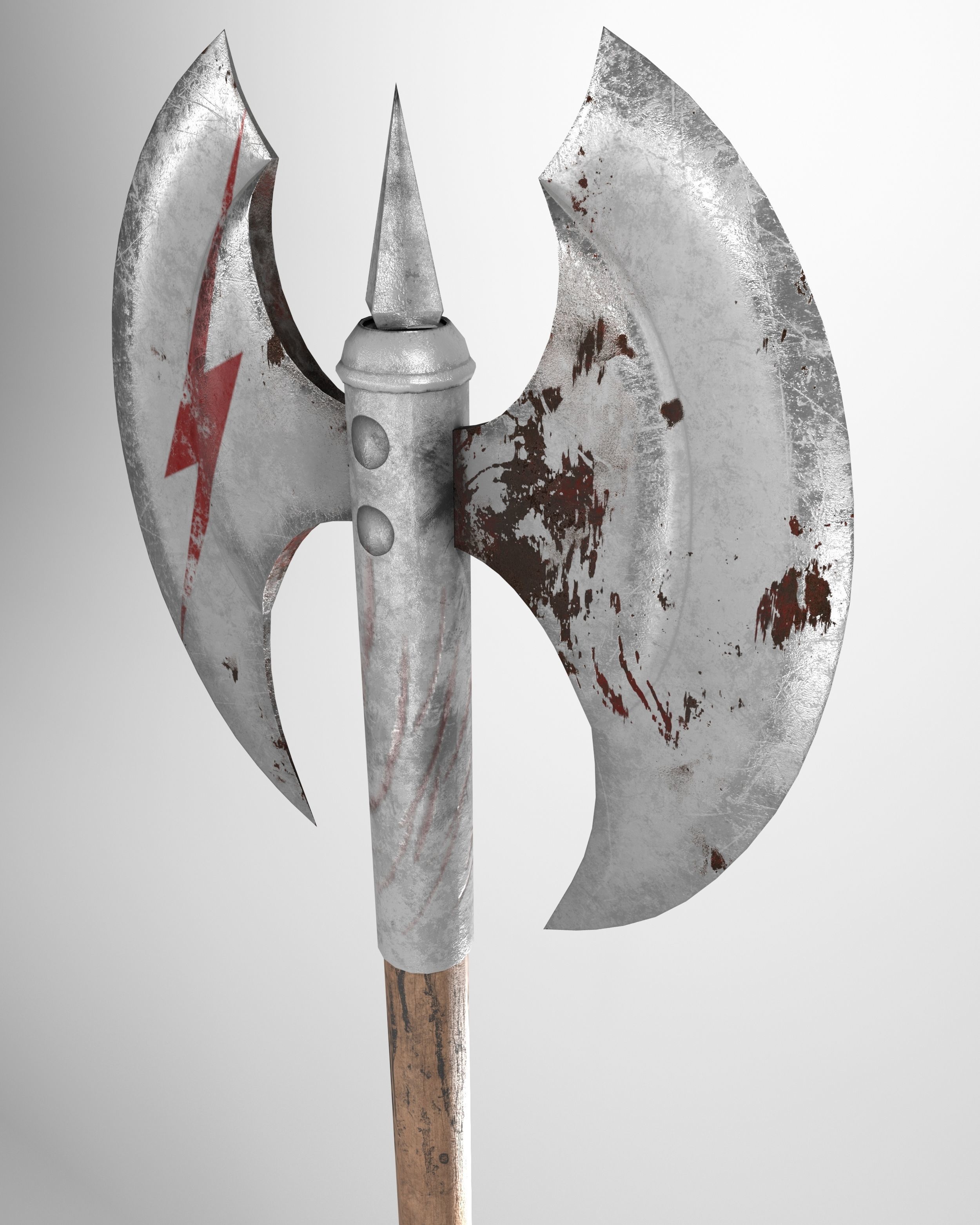 weapon of war Low-poly 3D model_4