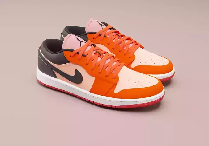 Air Jordan 1 Low 3D model