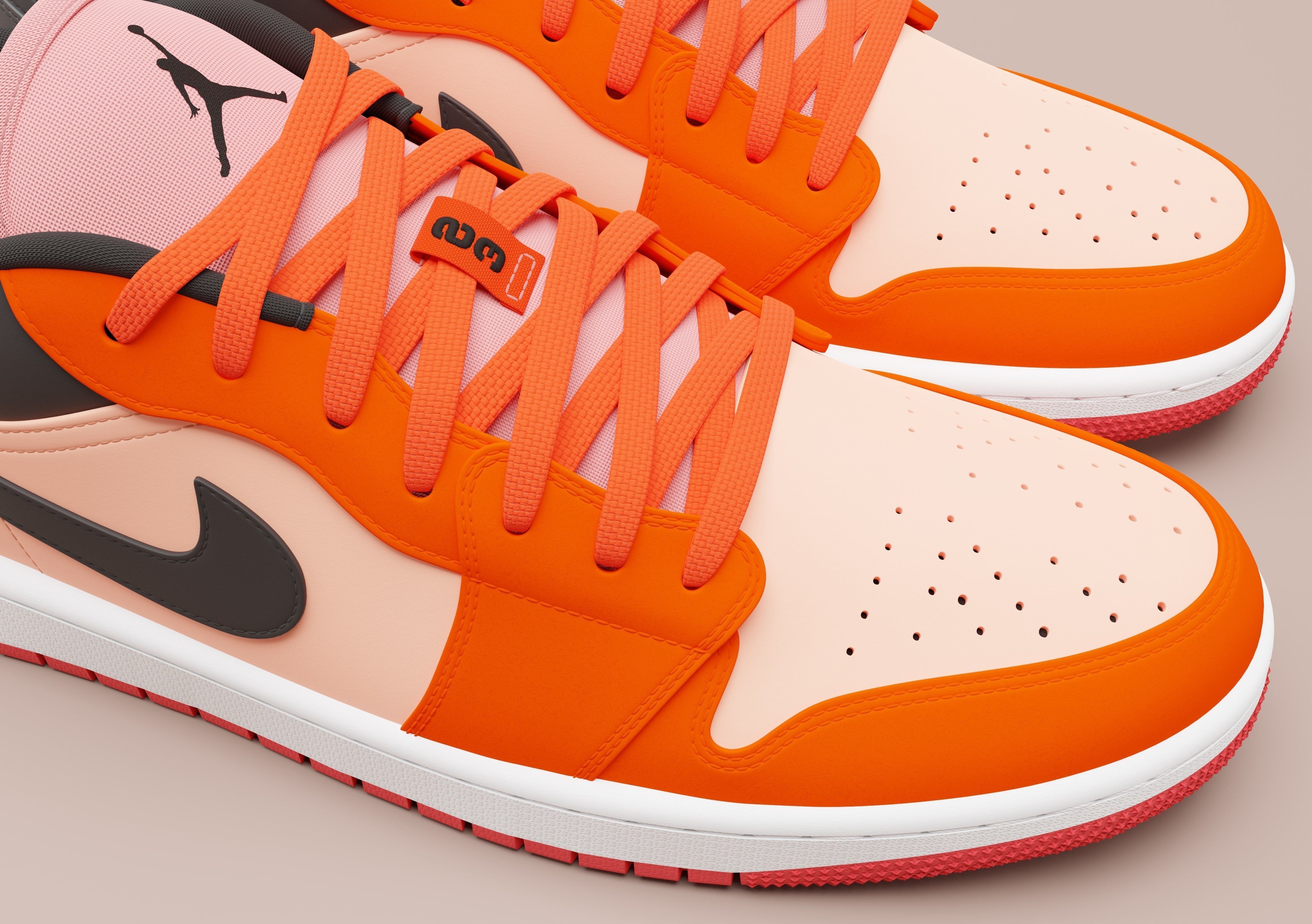 Air Jordan 1 Low 3D model_7