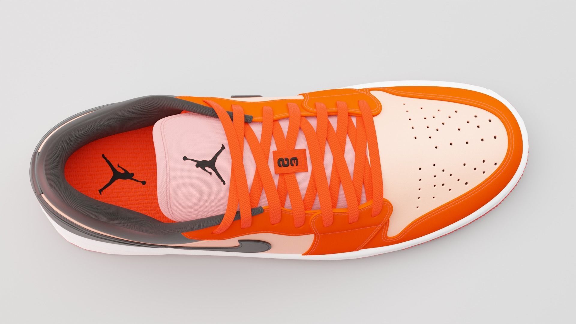 Air Jordan 1 Low 3D model_9