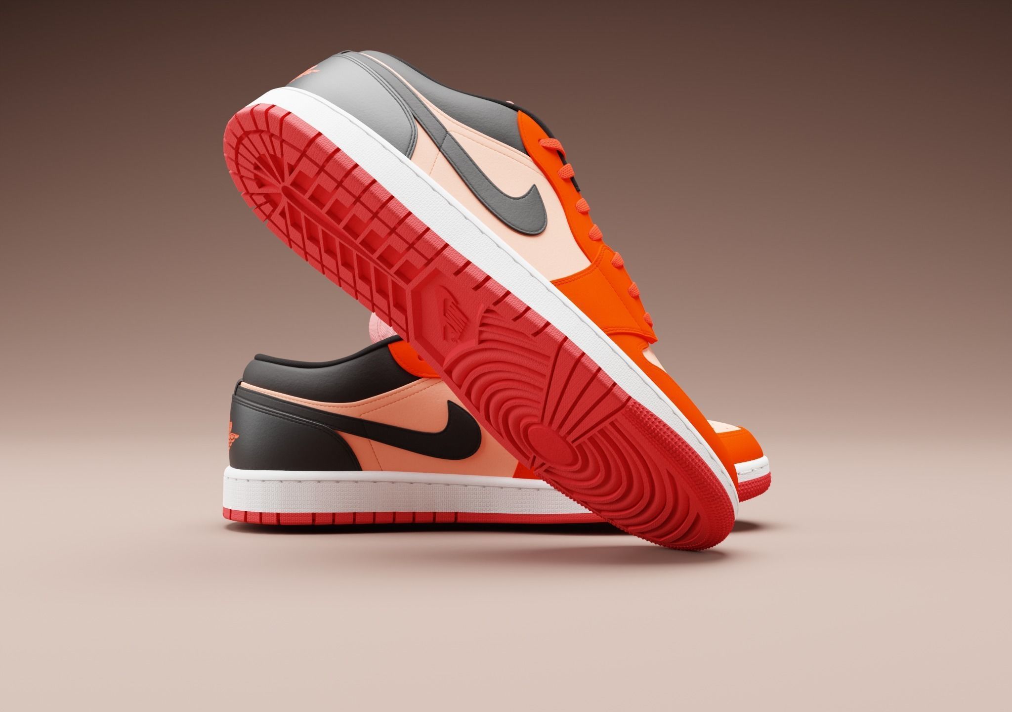 Air Jordan 1 Low 3D model_1