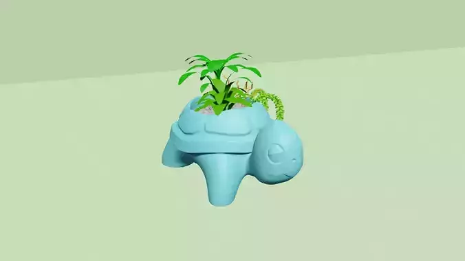 Turtle Back Vase - Cute Plant Pot - STL Printable