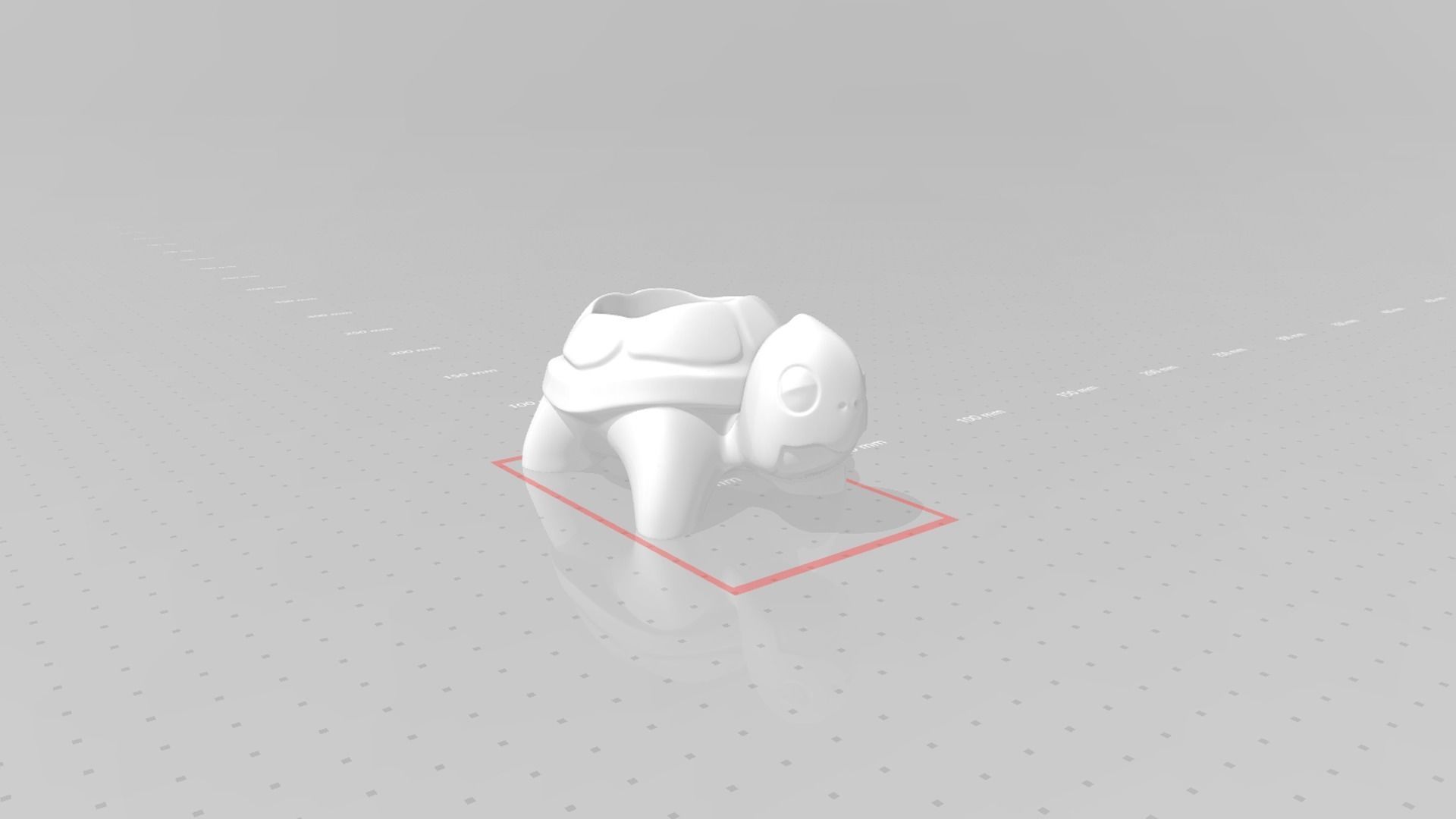 Turtle Back Vase - Cute Plant Pot - STL Printable 3D print model_16