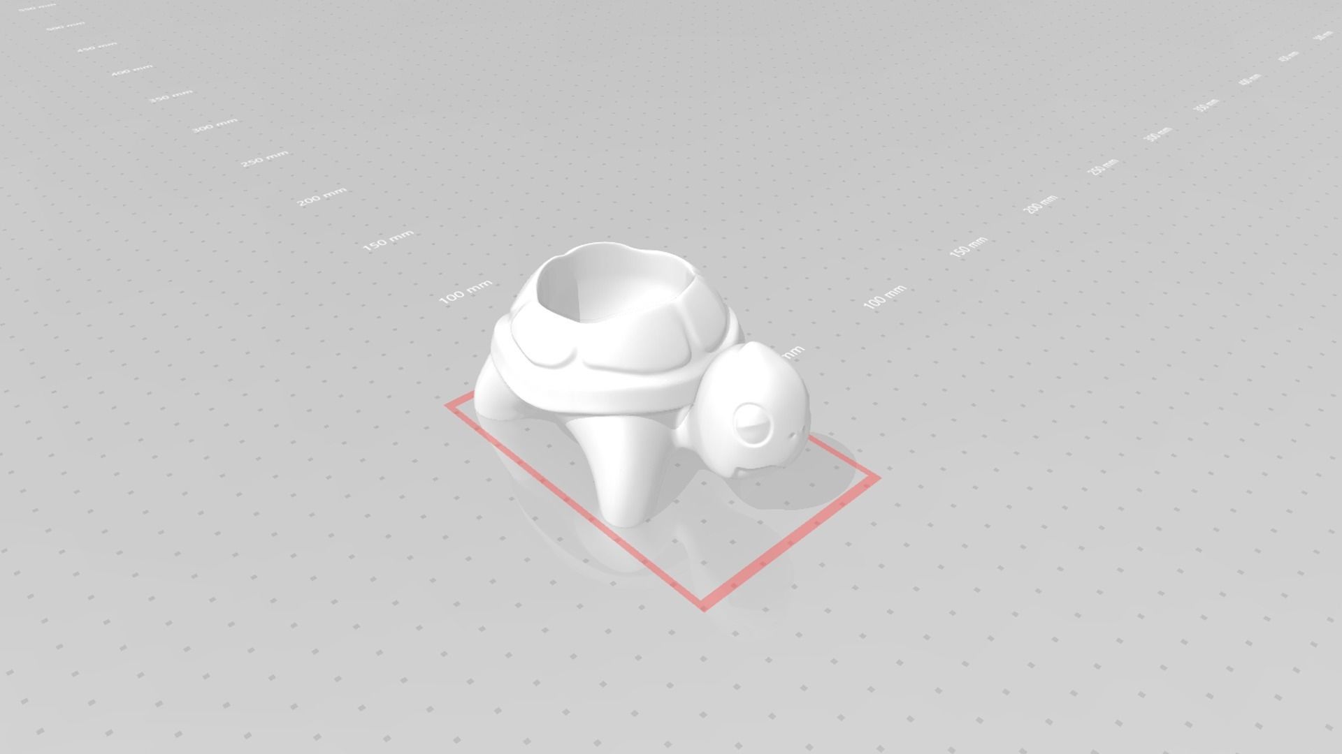 Turtle Back Vase - Cute Plant Pot - STL Printable 3D print model_15