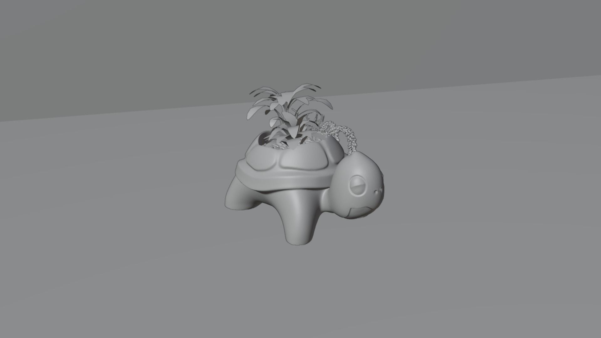 Turtle Back Vase - Cute Plant Pot - STL Printable 3D print model_19