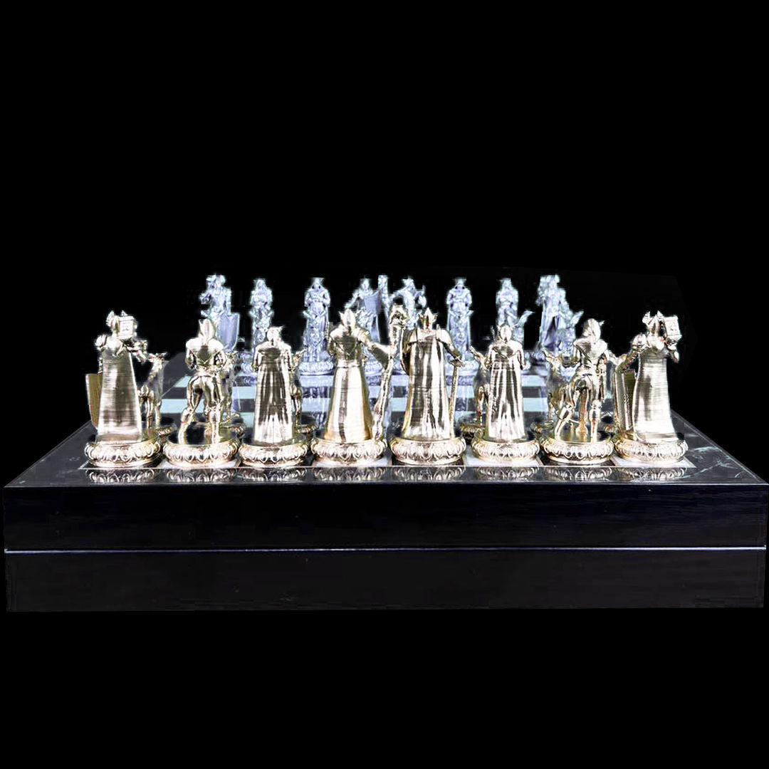 Elf Chess Set - 6 Different Elves Chess Pieces 3D print model_13