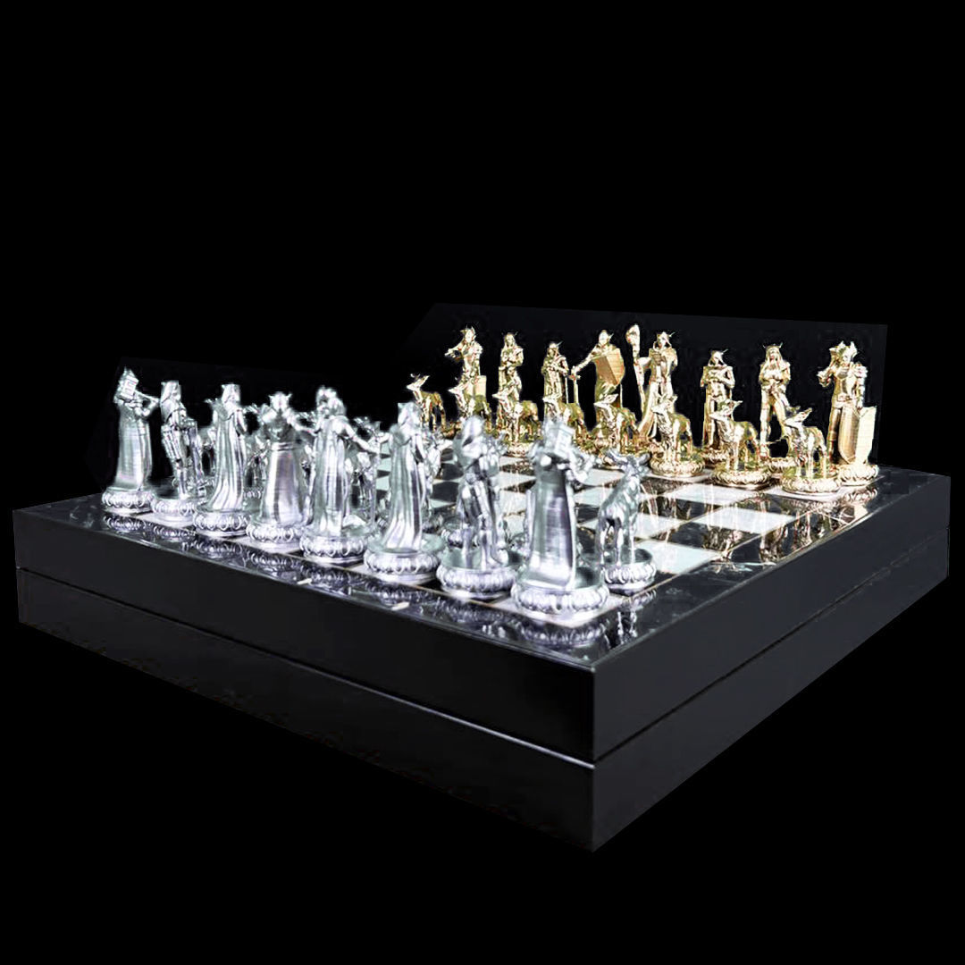 Elf Chess Set - 6 Different Elves Chess Pieces 3D print model_7