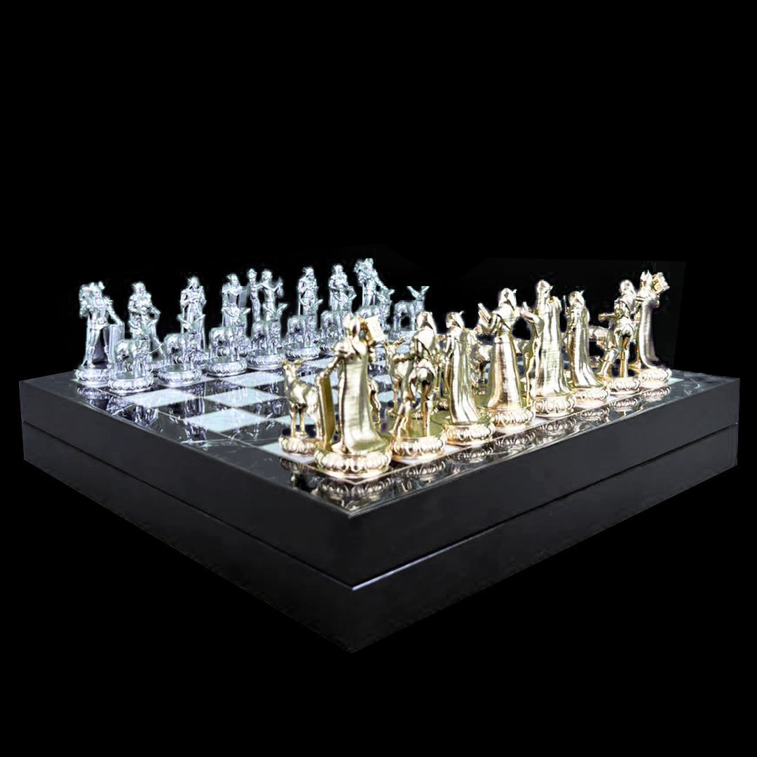 Elf Chess Set - 6 Different Elves Chess Pieces 3D print model_19