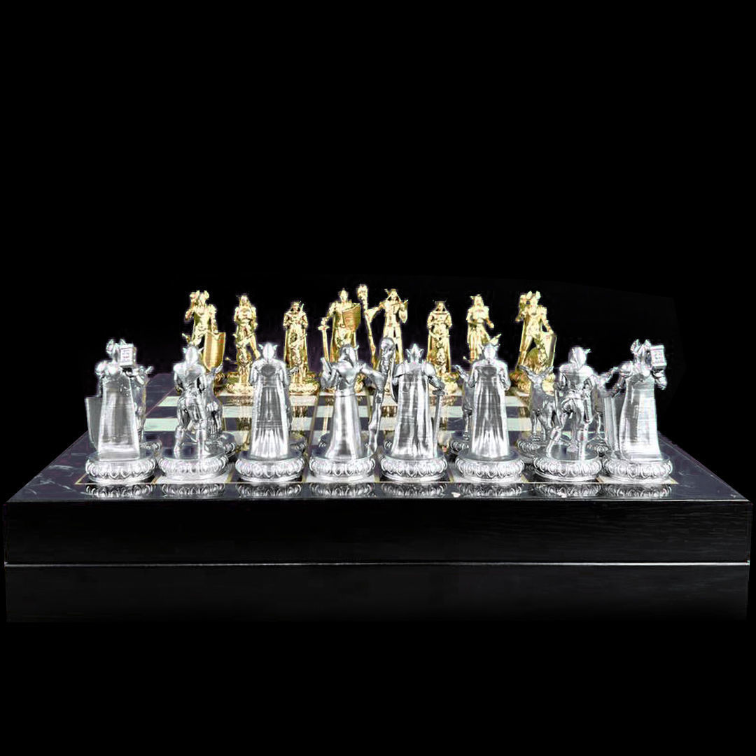 Elf Chess Set - 6 Different Elves Chess Pieces 3D print model_15