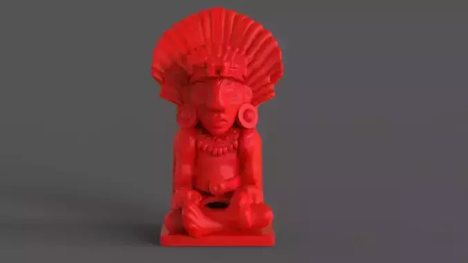 The Mayan Statue 3D print model