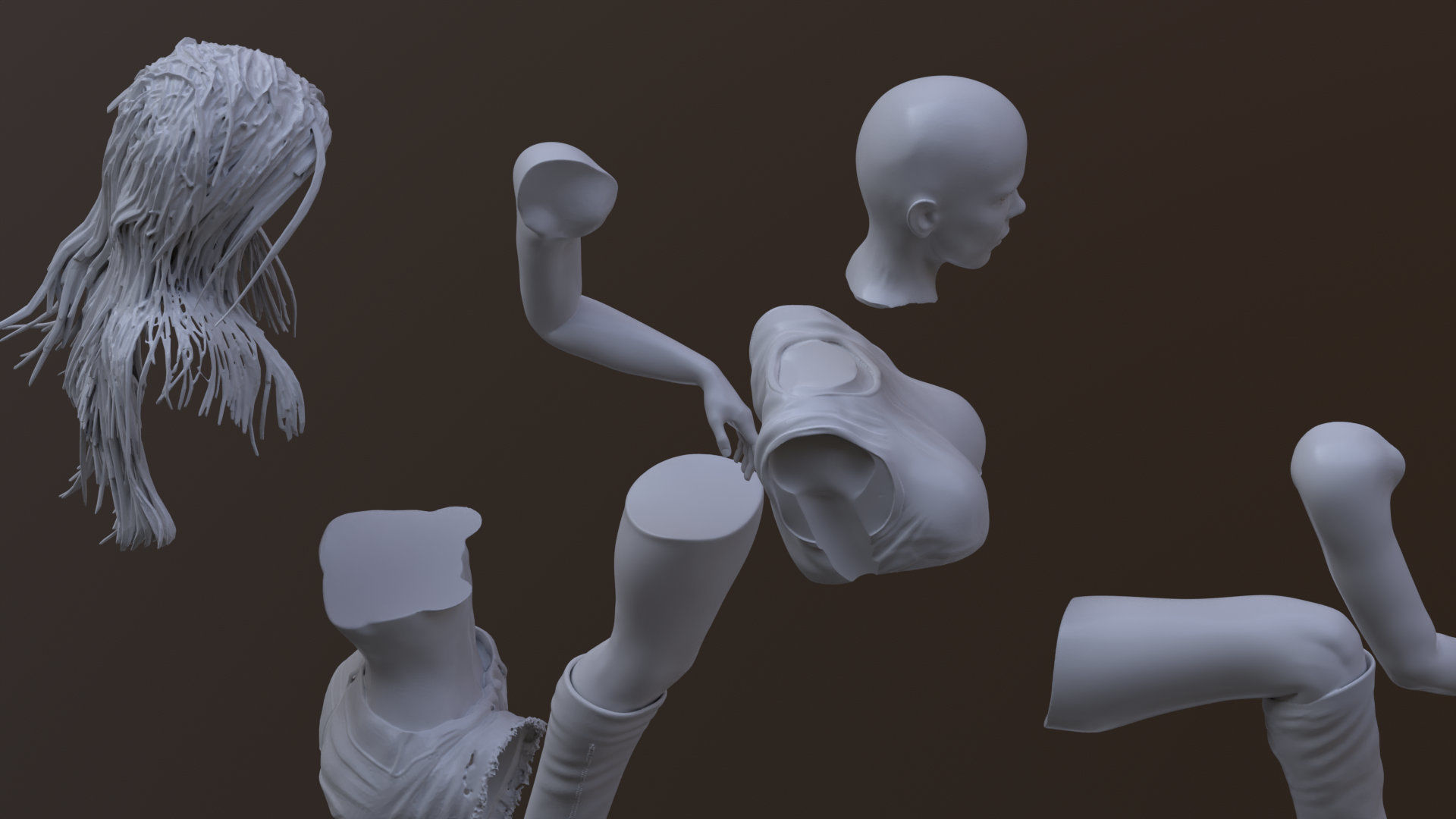 Lady car- Printable 3D print model_7