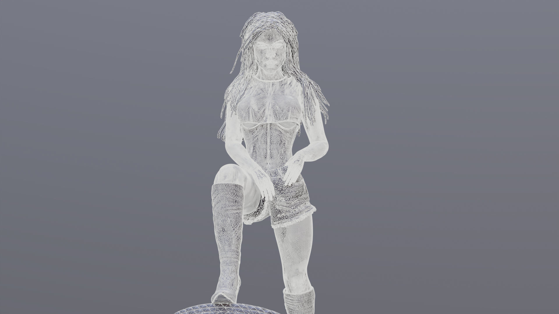 Lady car- Printable 3D print model_11