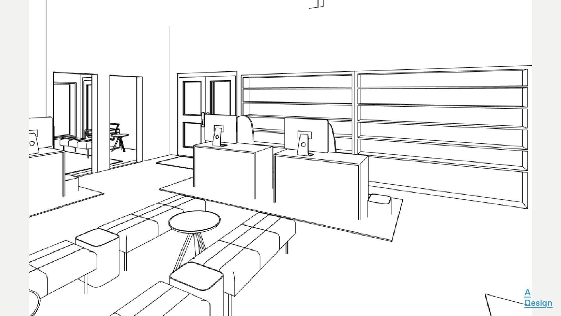 Bank building - Revit 3D model_10