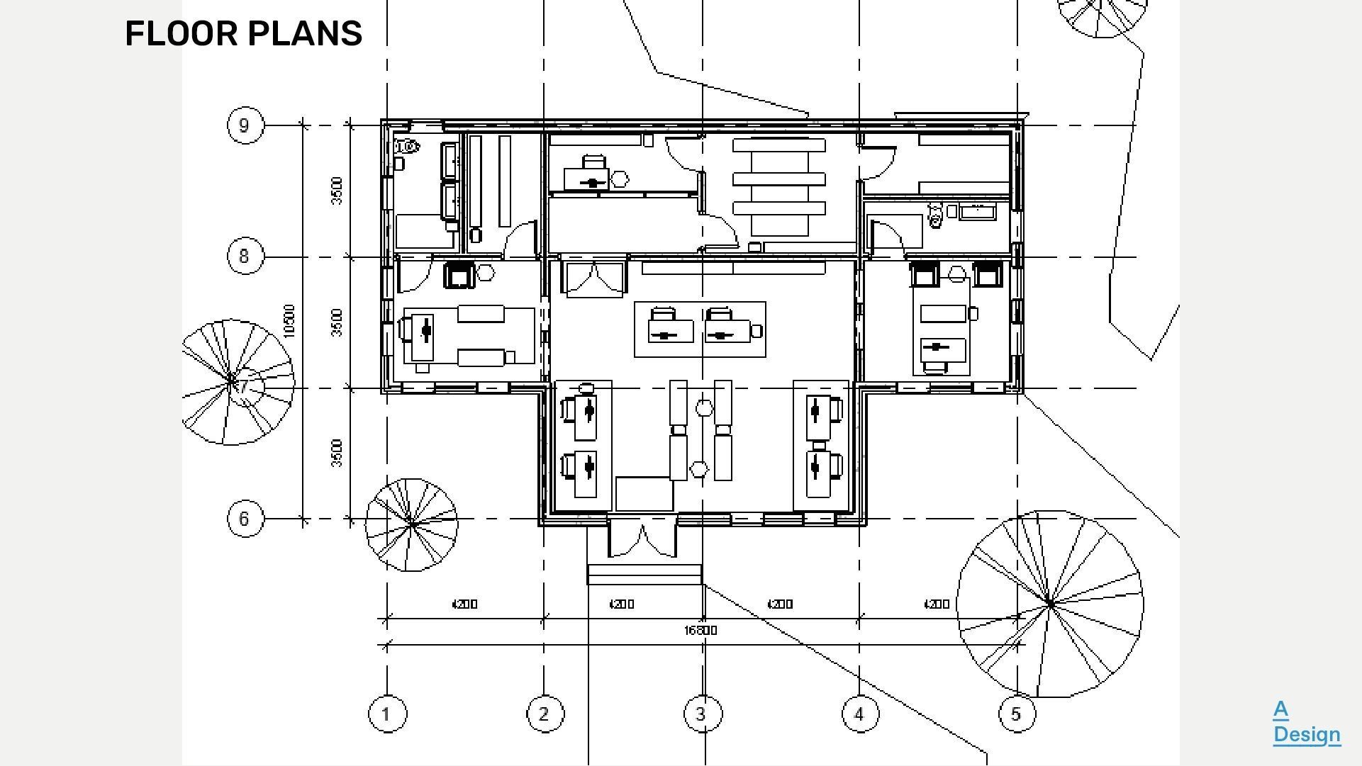 Bank building - Revit 3D model_4