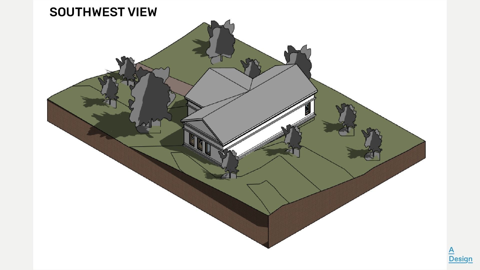 Bank building - Revit 3D model_1
