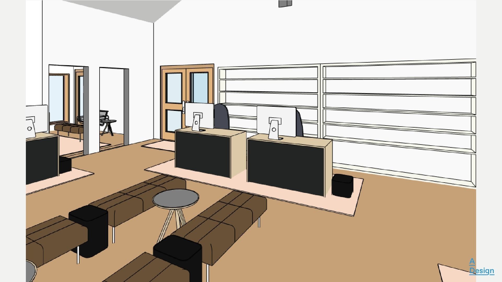 Bank building - Revit 3D model_6