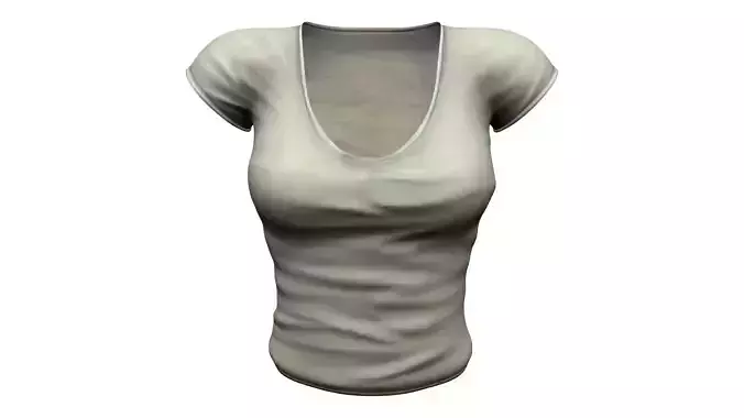 Nice Loose Military Green Safari Tshirt