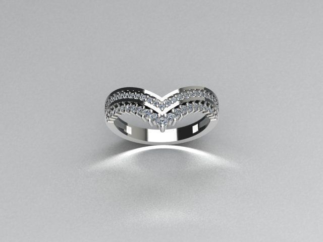 jewelry ring 3D print model_2