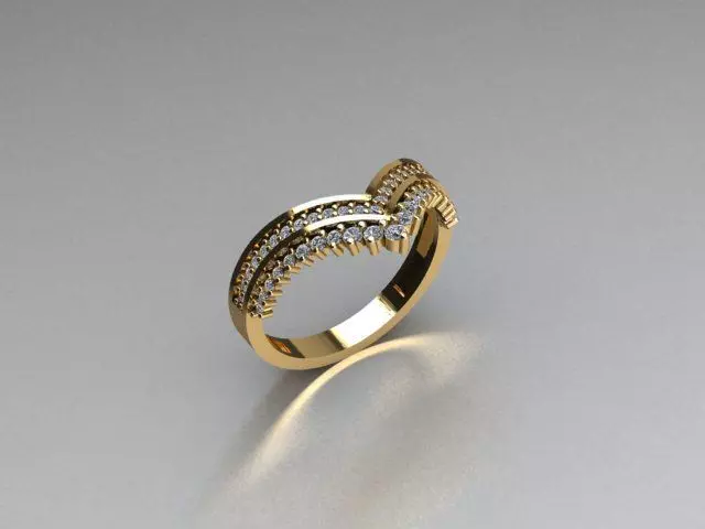jewelry ring 3D print model_0