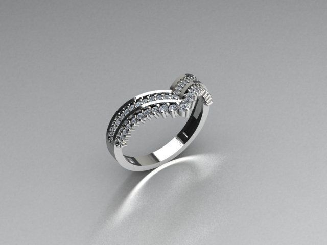 jewelry ring 3D print model_1