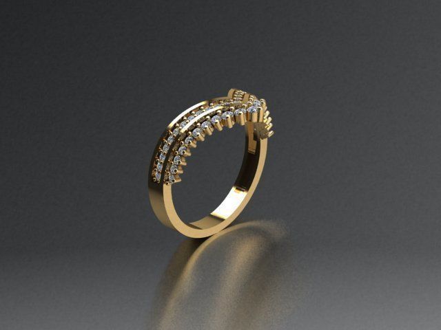 jewelry ring 3D print model_4