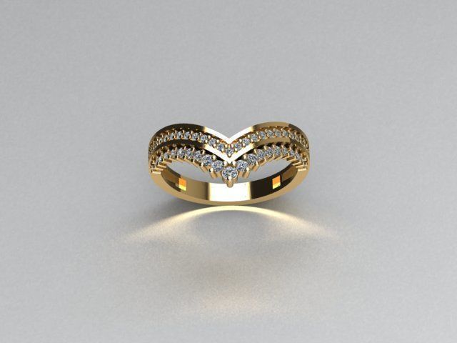 jewelry ring 3D print model_3