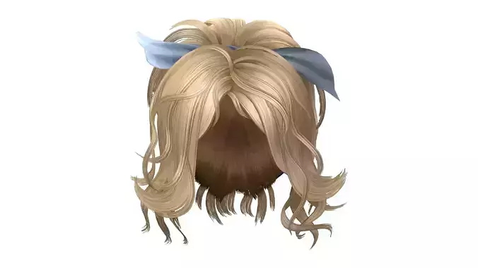 Nisa Cute Bow Short Spring Hair