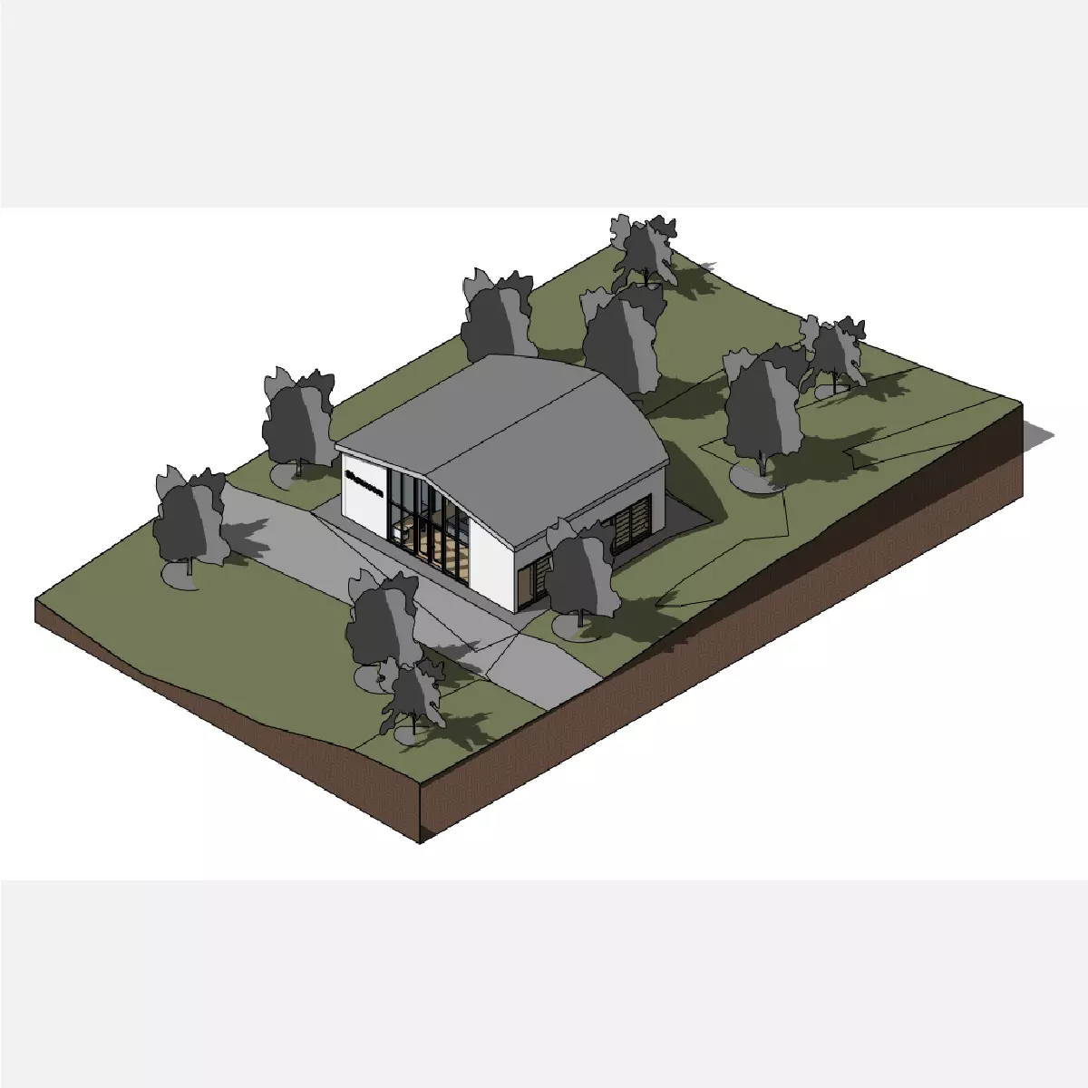 Showroom - Revit 3D model