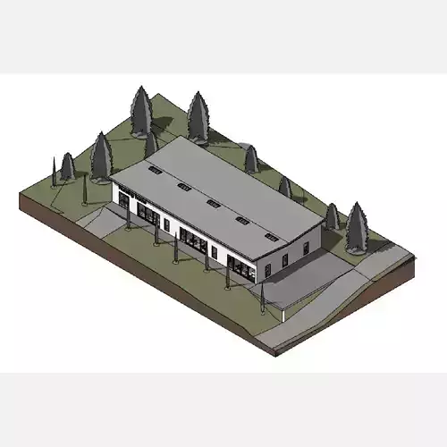 Nursing home - Revit 3D model