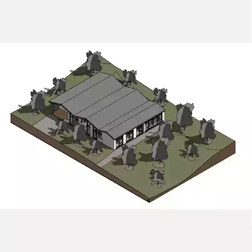 Canteen - Revit 3D model