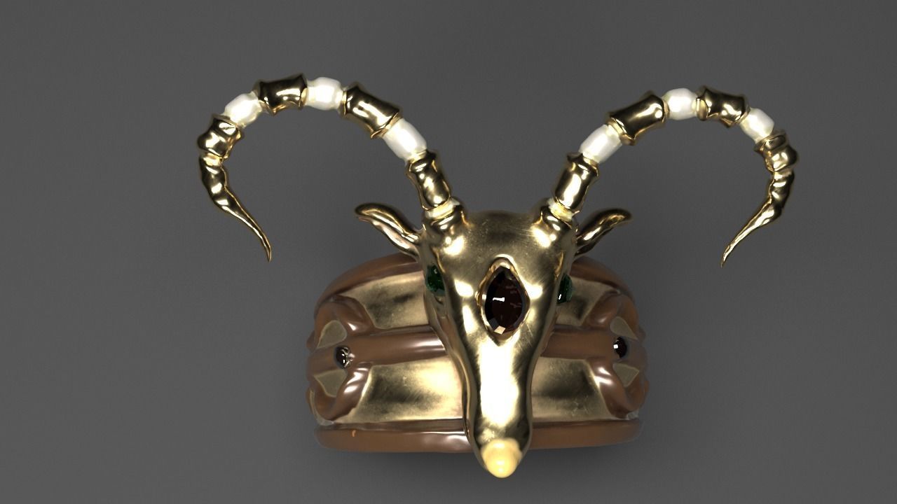 golden ring 3D model_7