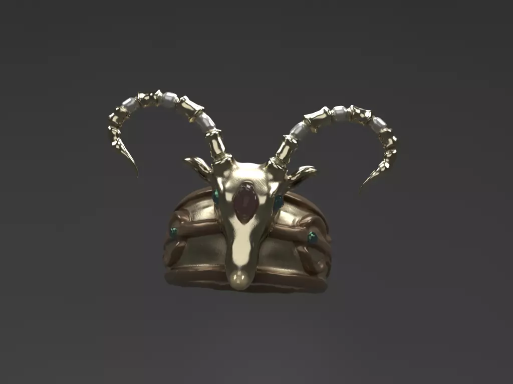 golden ring 3D model_0