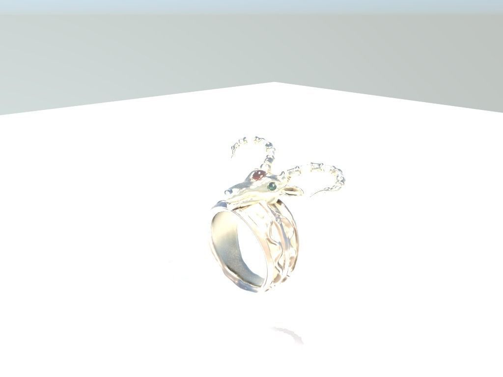 golden ring 3D model_11
